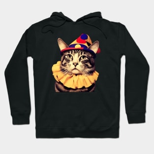 Funny Cat Meme Clown Costume Hoodie